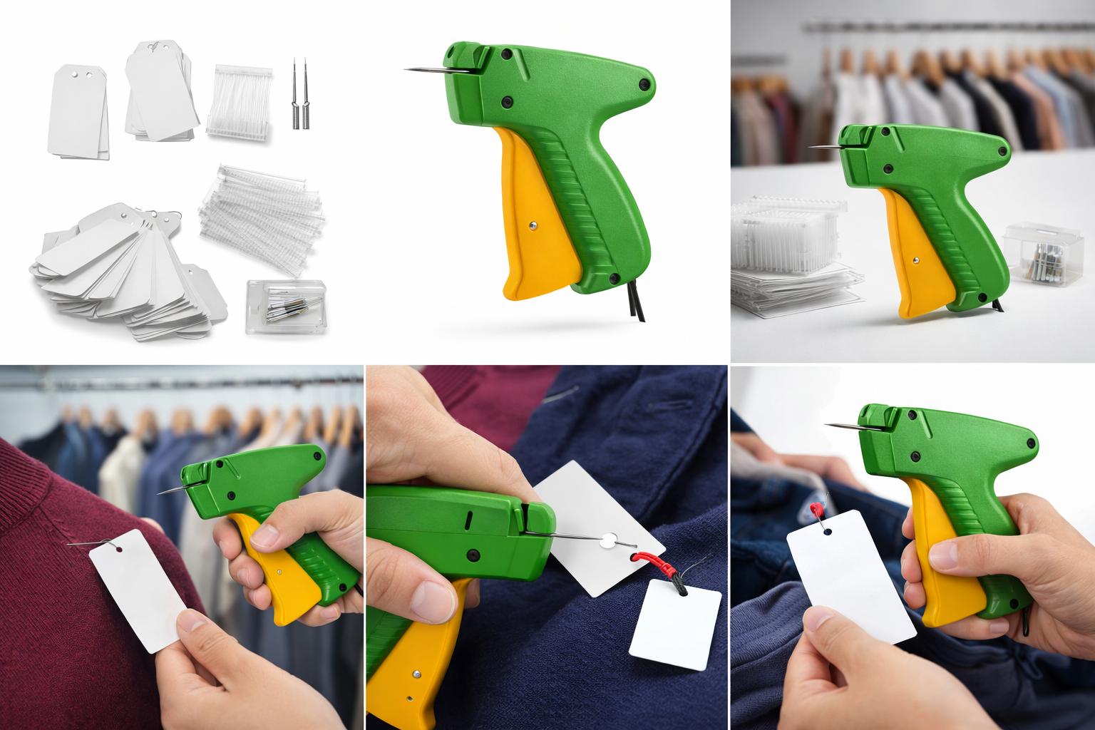 Pistol Agatatori cu Ac pentru Etichete – Aparat Profesional de Etichetare Preturi, Universal