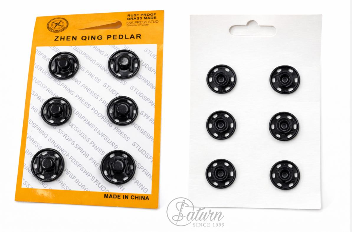 Capse Metalice de Cusut 2 cm – Set 6 Bucăți pentru Îmbrăcăminte