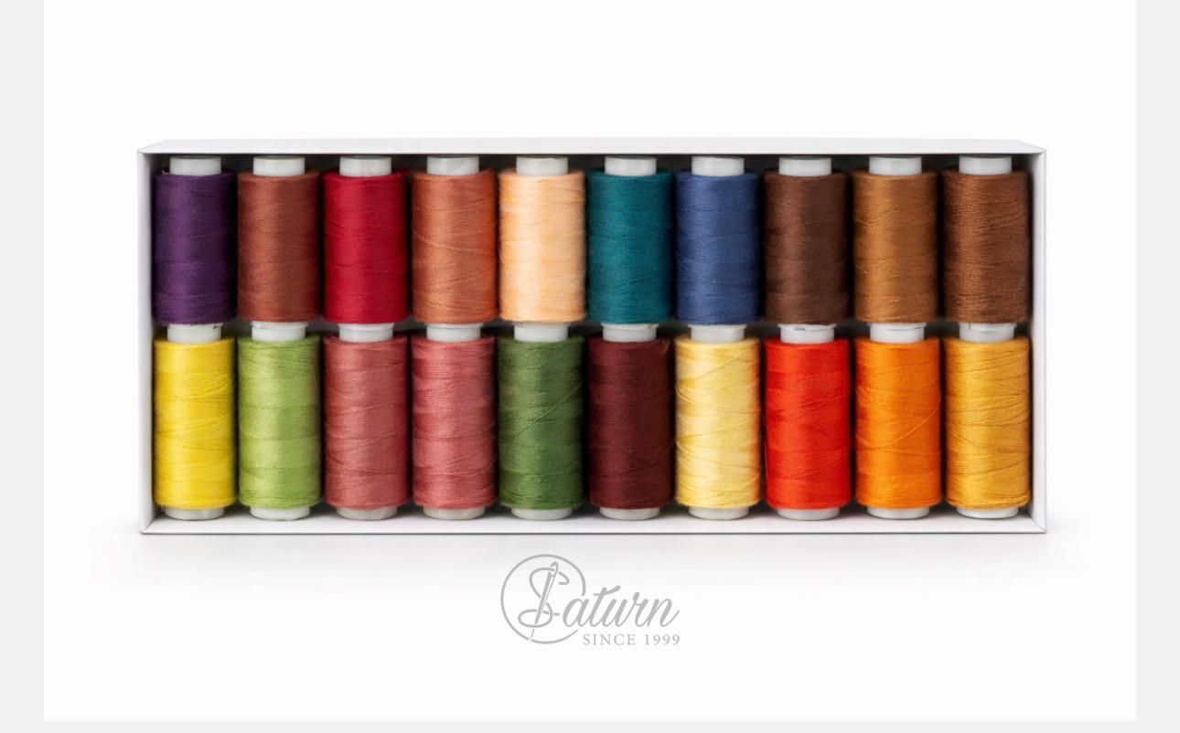 Set Ata de Cusut 40/2 (40 Papiote/Cutie) – 300 m