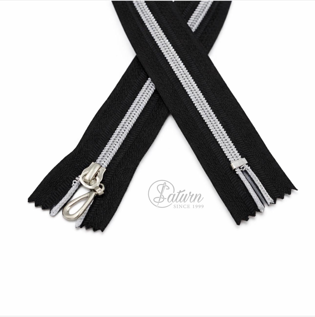 Fermoar Plastic Vaccum Fix Tip 5 Negru – 50/60/65 cm, 50 Bucati/Pachet