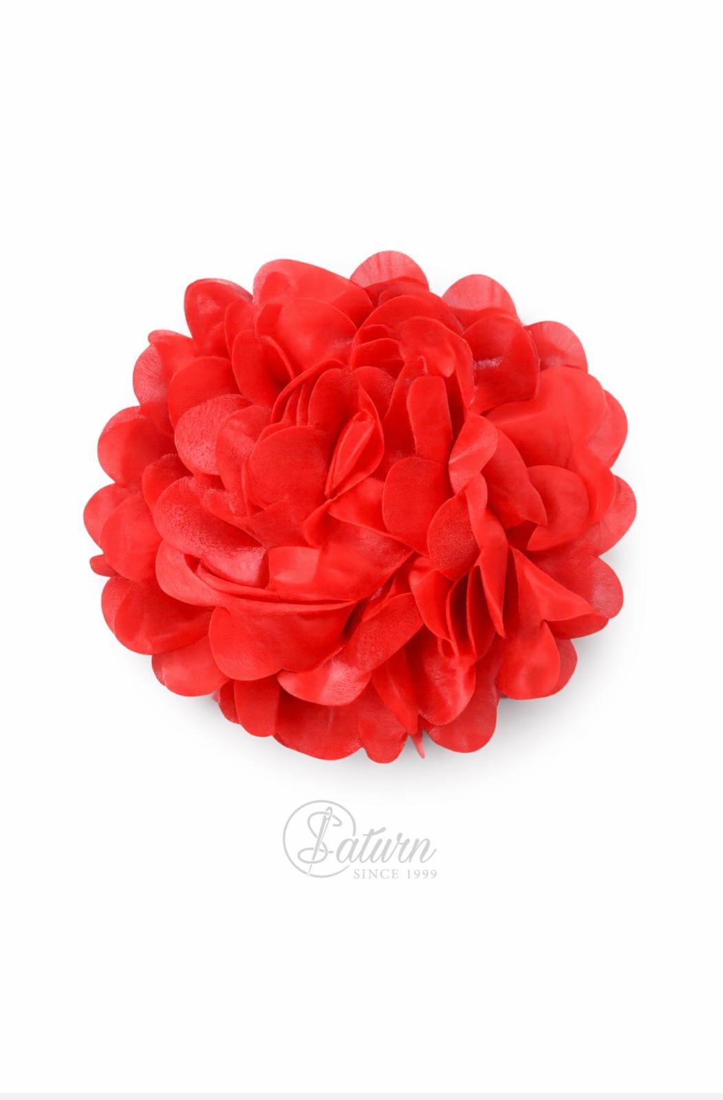 Floare Bujori Din Satin 3D