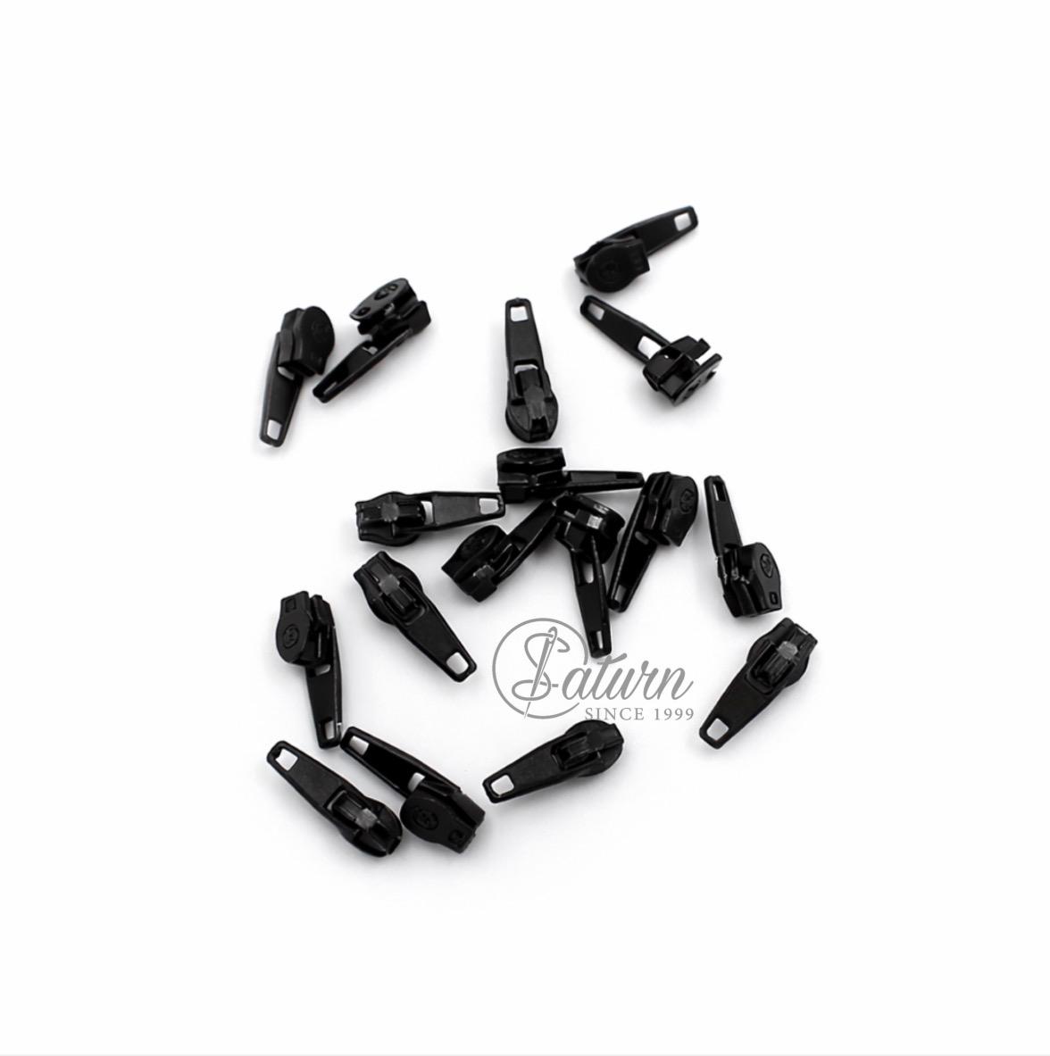 Cursori/Cheite  fermoar/spira  metalici tip 3 autoblocanti – 100 buc/pachet