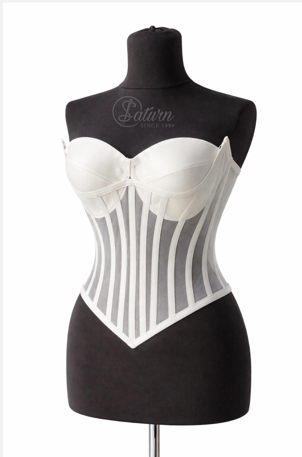 Corset in V cu cupe M7