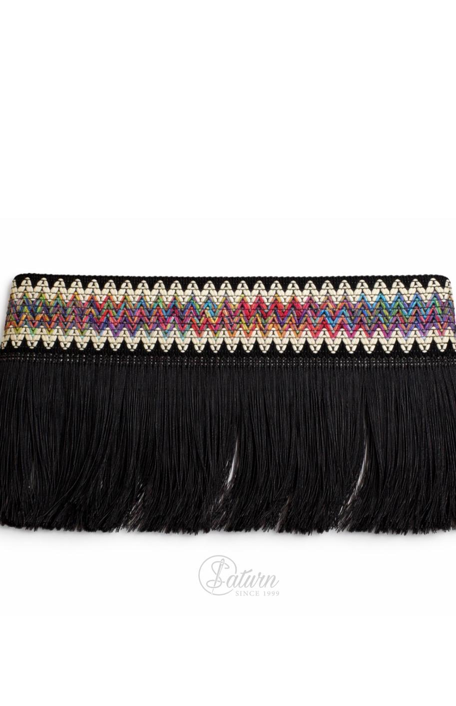 Banda Decorativa cu Franjuri 15 cm –  Culori Diverse