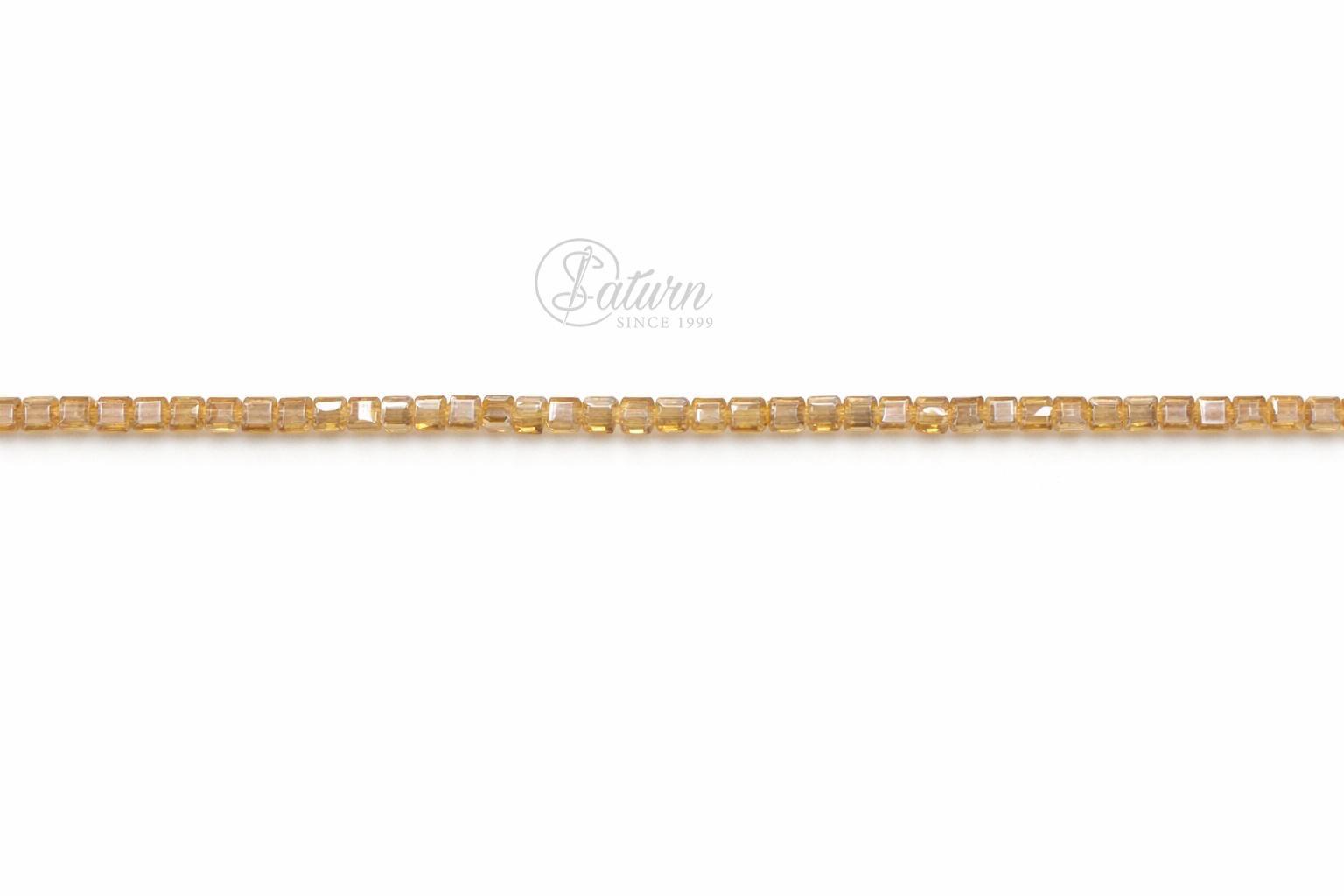 Sirag de margele/perle din sticla patrate 4mm diverse culori handmade/aprox 100 margele