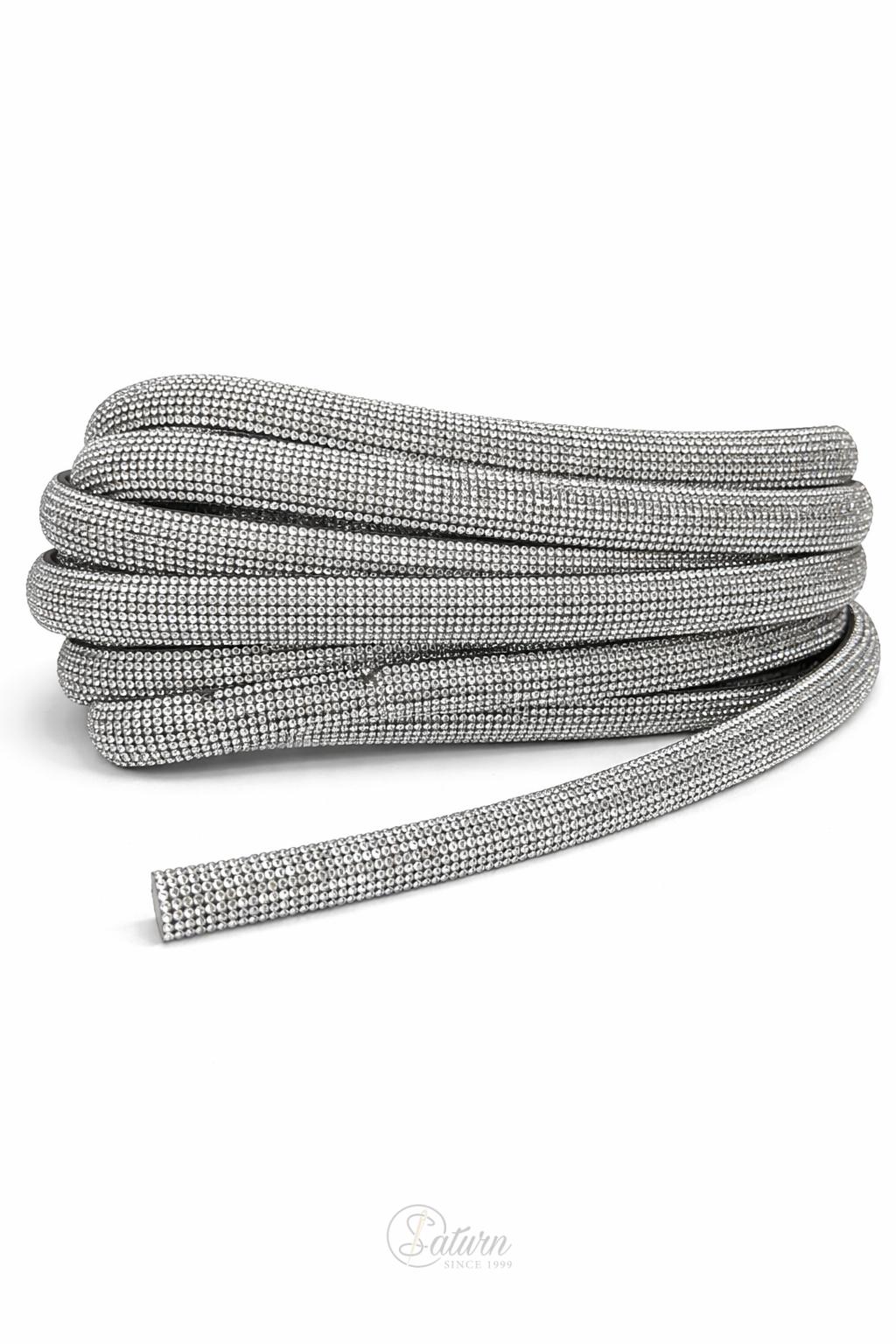 Banda tip cordon cu strasuri pentru haine si accesorii – snur decorativ cu cristale/la metru /1.5cm