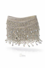 Lant decorativ cu cristale la metru pentru rochii, costume si accesorii fashion