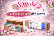 Creta croitorie alba si colorata – Oferta speciala 8 Martie