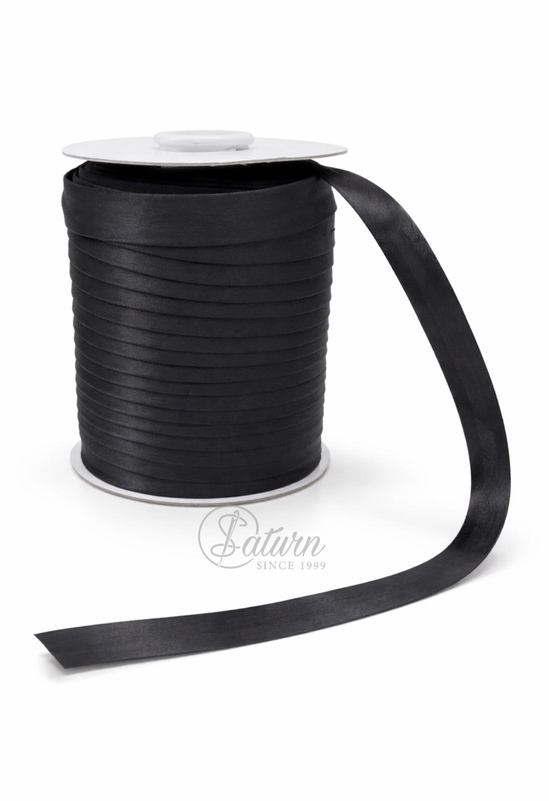 Banda bias satinata 16 mm – rola 100 yards (91 m), banda pentru finisare croitorie