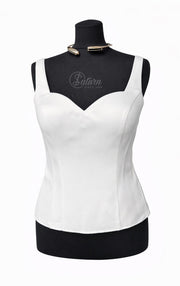Corset din tafta cu bretele – corset modelator elegant dama pentru rochii si tinute de ocazie M23