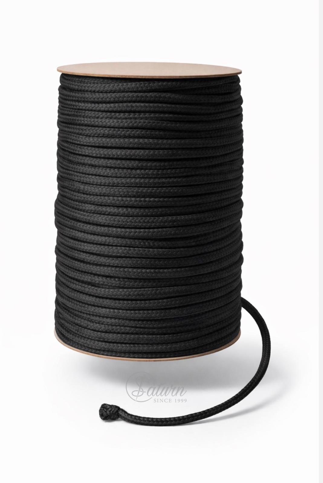 Snur Rotund din Bumbac 4.5 mm – 100 Metri/Rola – Snur Textil Natural pentru Croitorie si Handmade