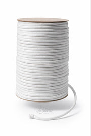 Snur Rotund din Bumbac 4.5 mm – 100 Metri/Rola – Snur Textil Natural pentru Croitorie si Handmade