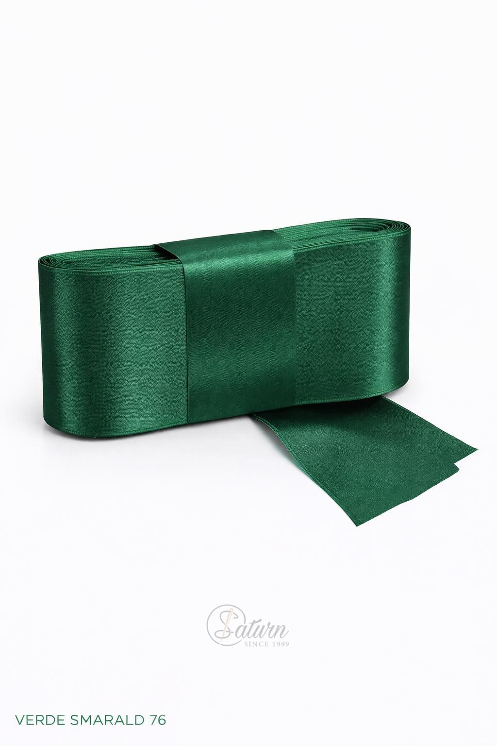 Banda dublu satin 6 cm – panglica satin decorativa, rola 10 metri