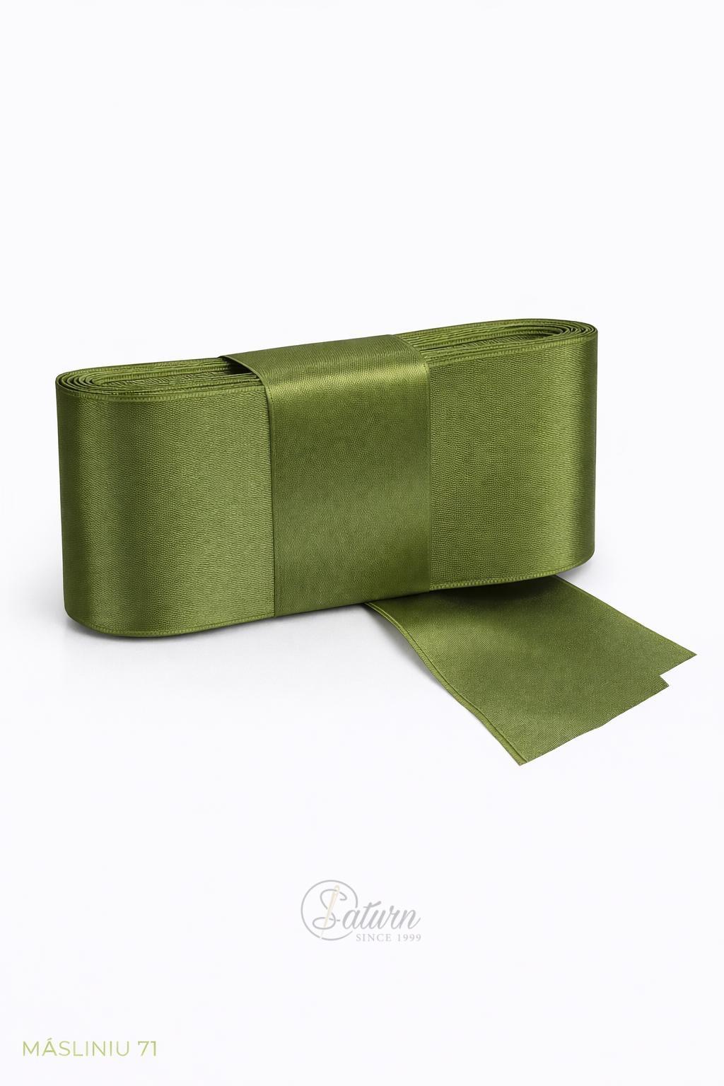 Banda dublu satin 6 cm – panglica satin decorativa, rola 10 metri