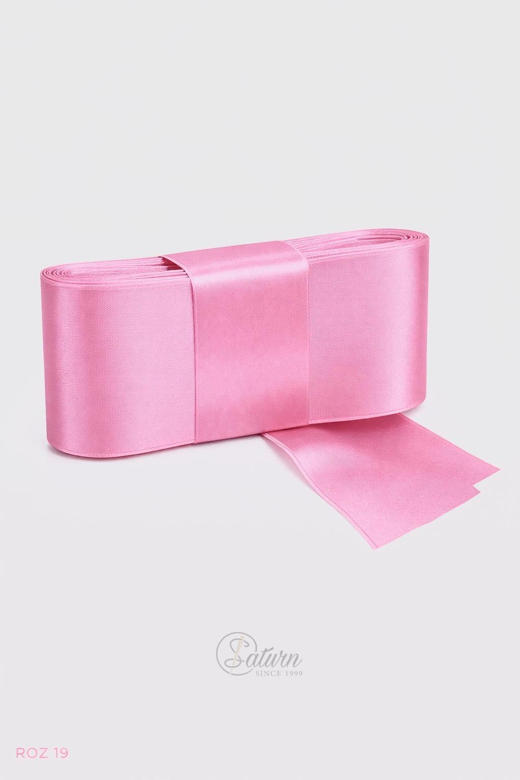 Banda dublu satin 6 cm – panglica satin decorativa, rola 10 metri