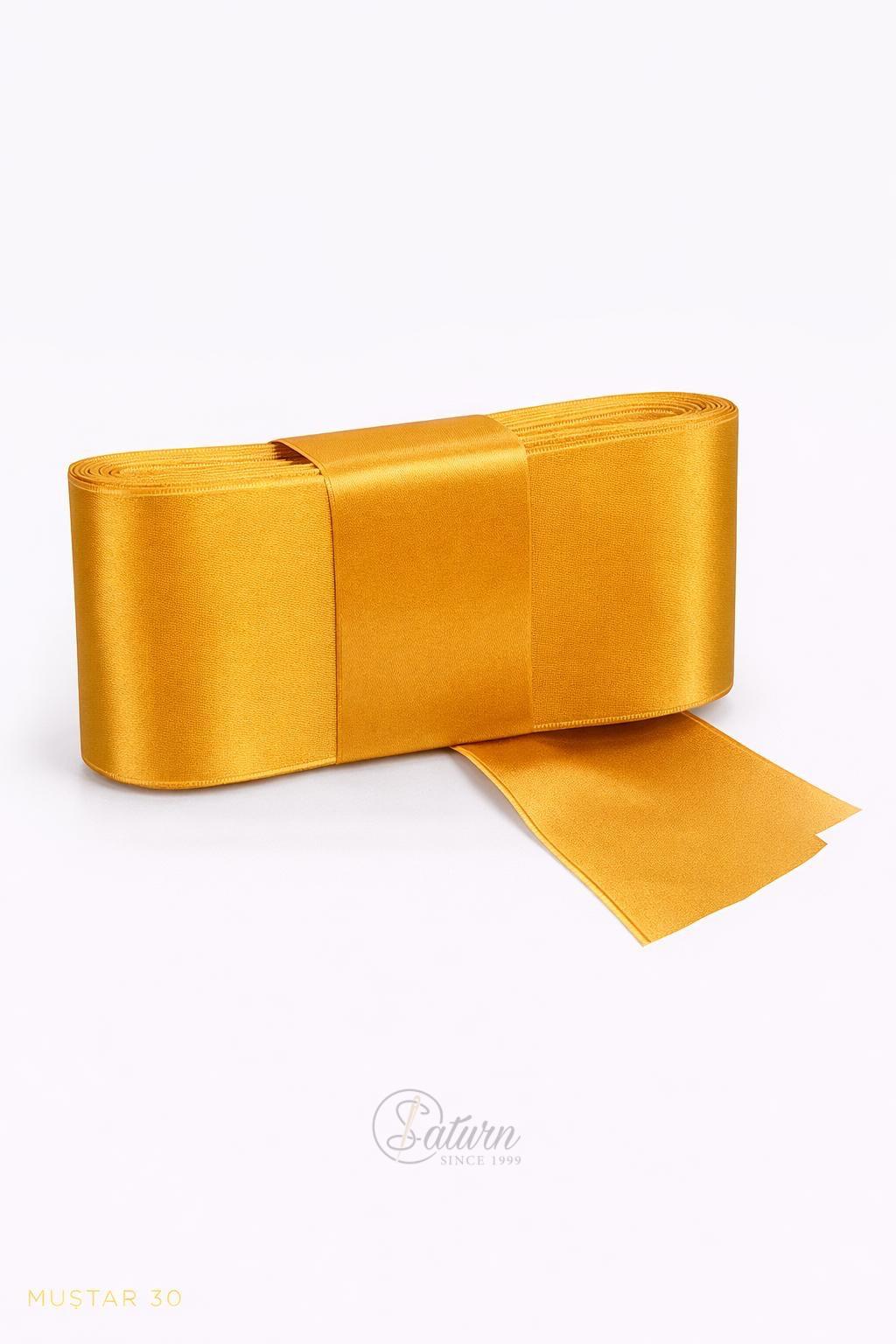 Banda dublu satin 6 cm – panglica satin decorativa, rola 10 metri