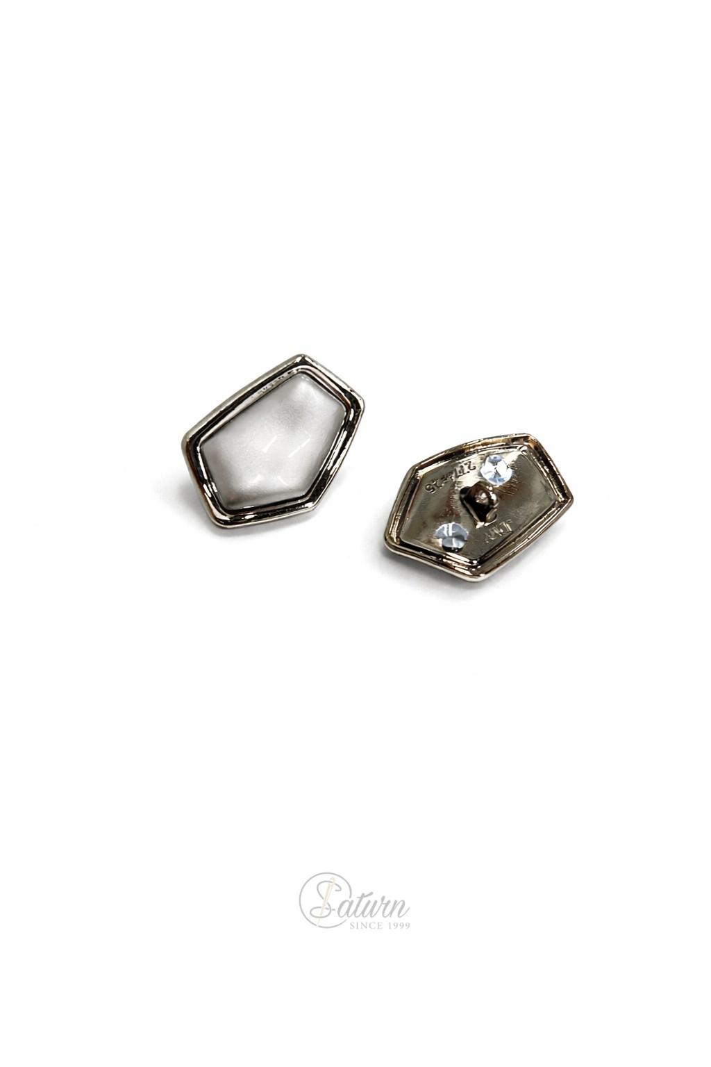 Nasturi metalici sidefati auriu si argintiu L36 / L48 – nasturi eleganti pentru haine si accesorii
