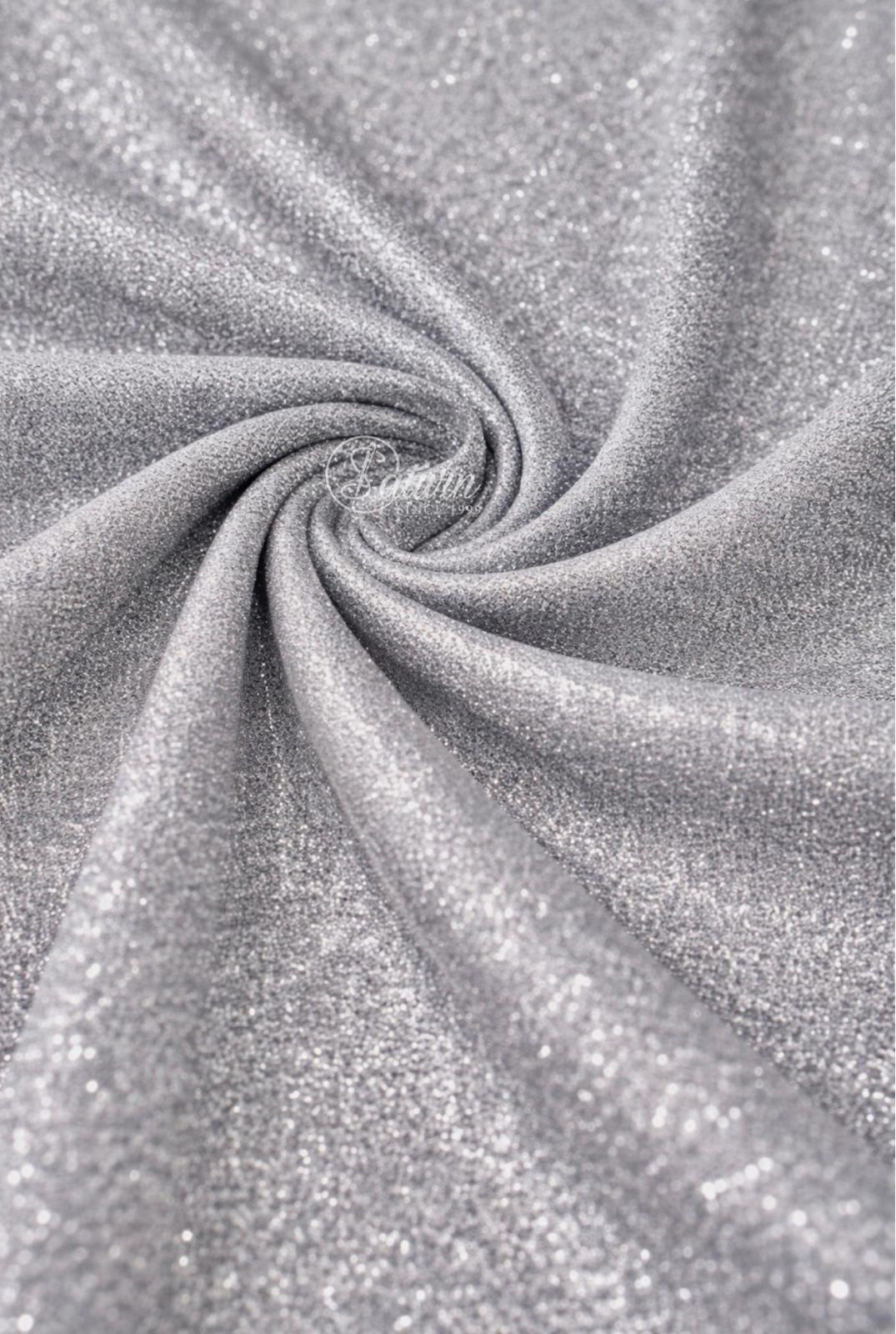 Tricot fin cu lurex usor elastic 150 cm material elegant pentru rochii si bluze/la metru