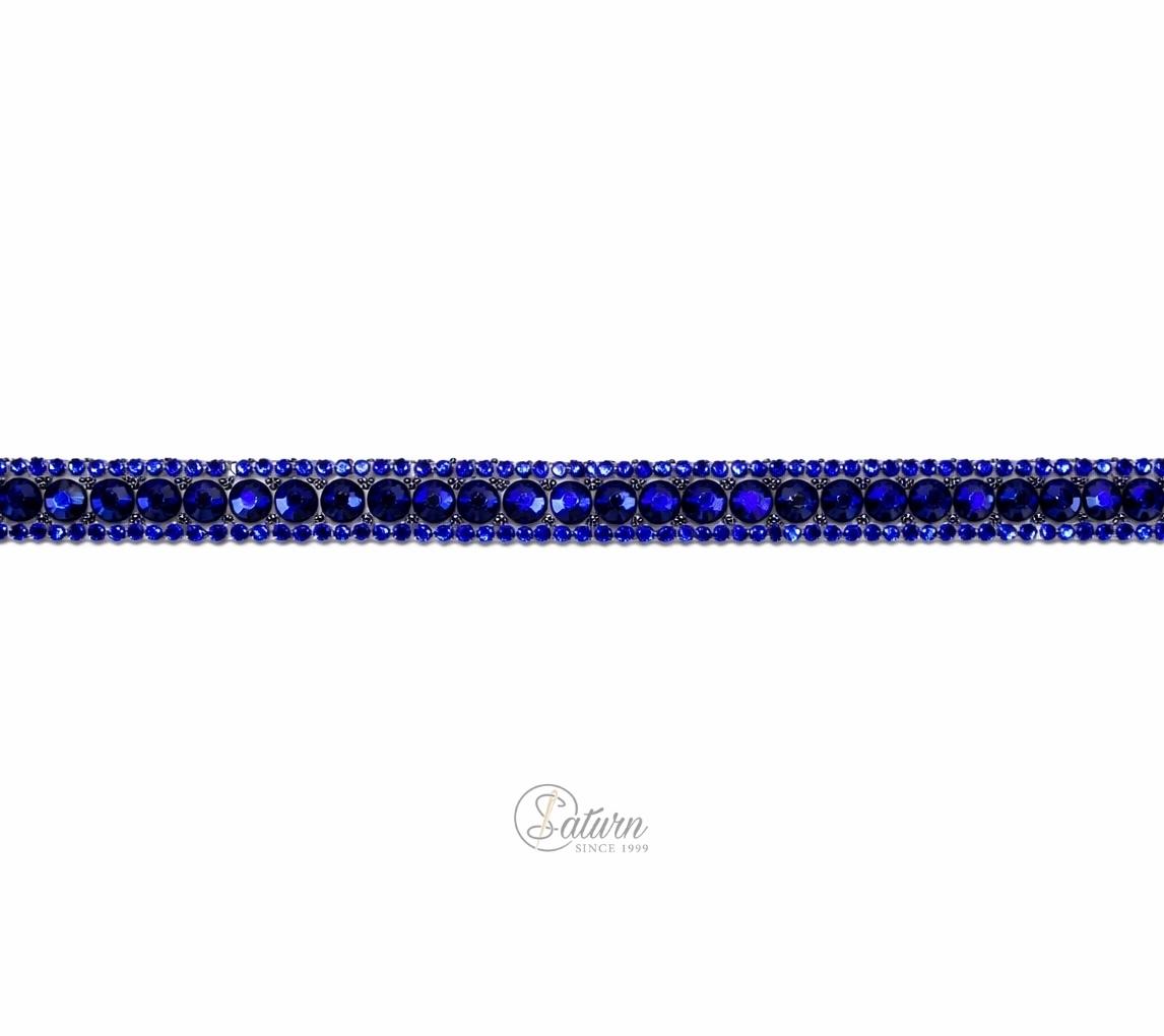 Strasuri autoadezive la metru 1,5 cm – banda decorativa cu cristale pentru haine si accesorii