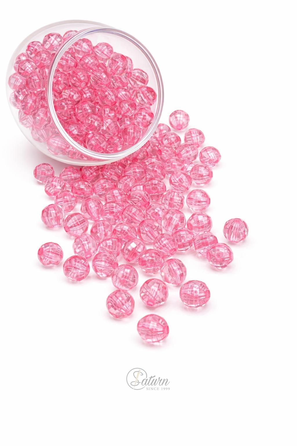 Perle de cusut 10 mm rotunde – margele decorative, 500 g/punga, diverse culori