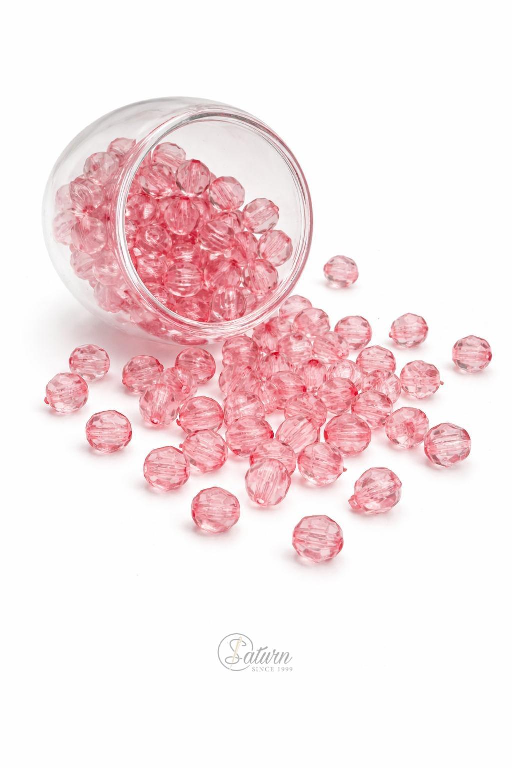Perle de cusut 10 mm rotunde – margele decorative, 500 g/punga, diverse culori