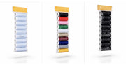 Set 10 papiote de ata – alb / negru / multicolor, pentru cusut manual si masina