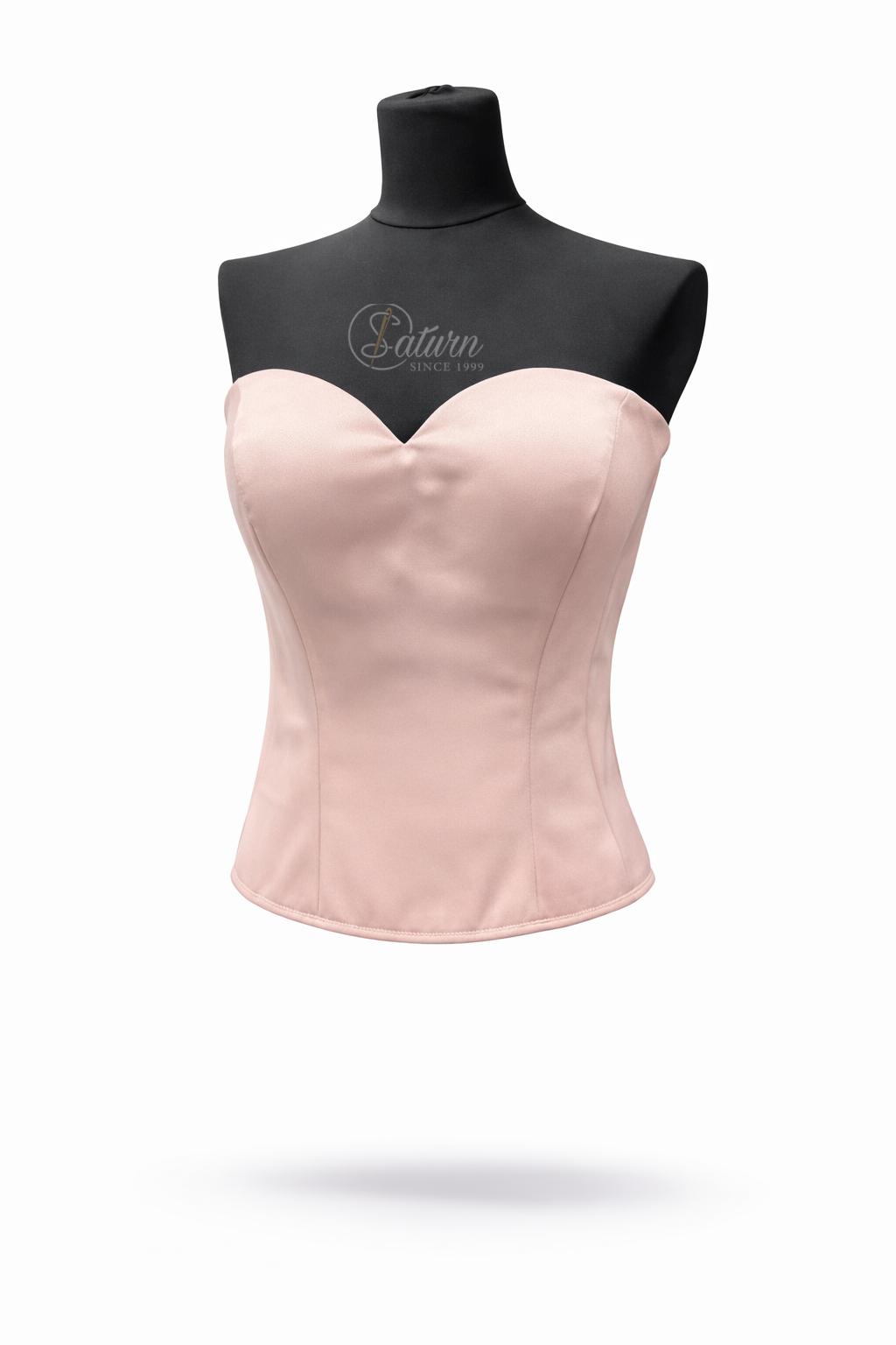 Corset din tafta fara bretele – corset modelator elegant dama pentru rochii si tinute de ocazie M28