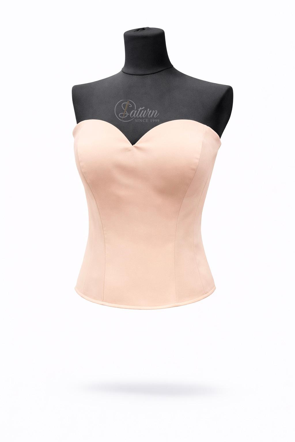 Corset din tafta fara bretele – corset modelator elegant dama pentru rochii si tinute de ocazie M28