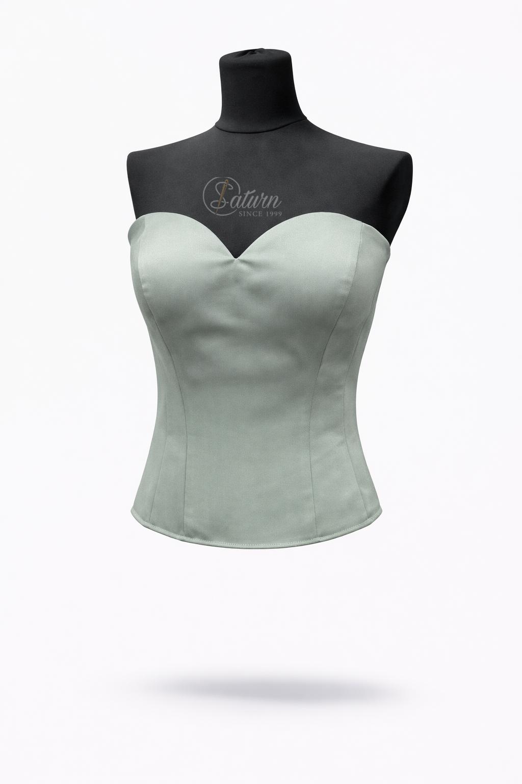 Corset din tafta fara bretele – corset modelator elegant dama pentru rochii si tinute de ocazie M28
