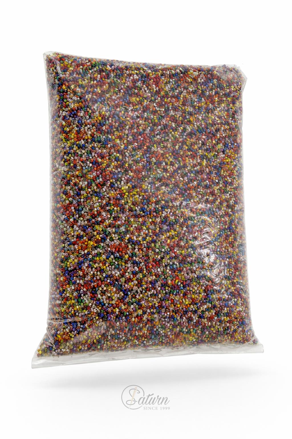 Margele/Perle de nisip 1.5 mm, set 500 g, culori mixte pentru creatii handmade