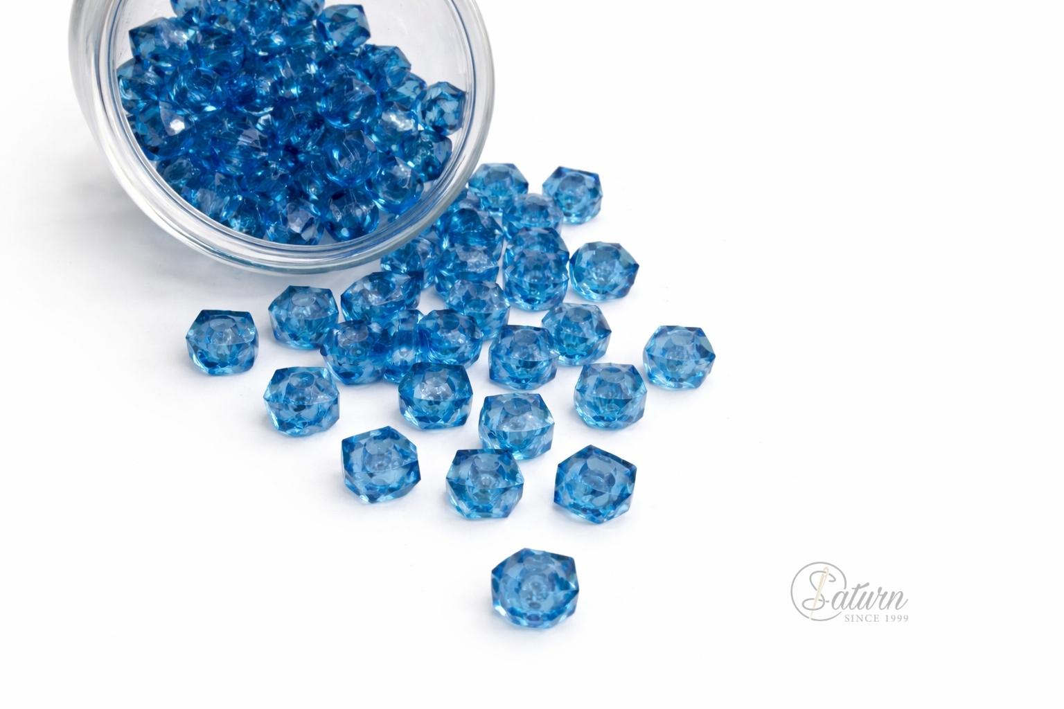 Perle de cusut 10 mm patrate  – margele decorative, 500 g/punga, diverse culori