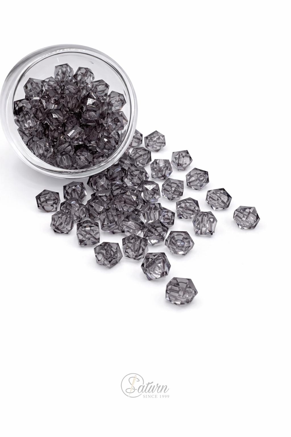 Perle de cusut 10 mm patrate  – margele decorative, 500 g/punga, diverse culori