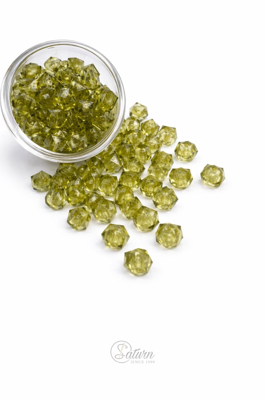 Perle de cusut 10 mm patrate  – margele decorative, 500 g/punga, diverse culori