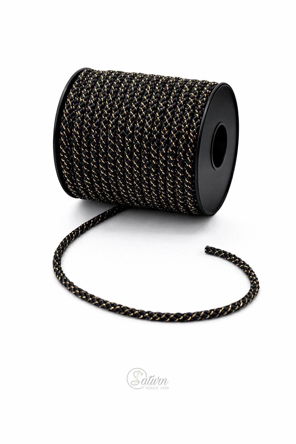 Snur Rasucit din Poliester 4 mm – Rola 25 m – Accesoriu Decorativ Textil