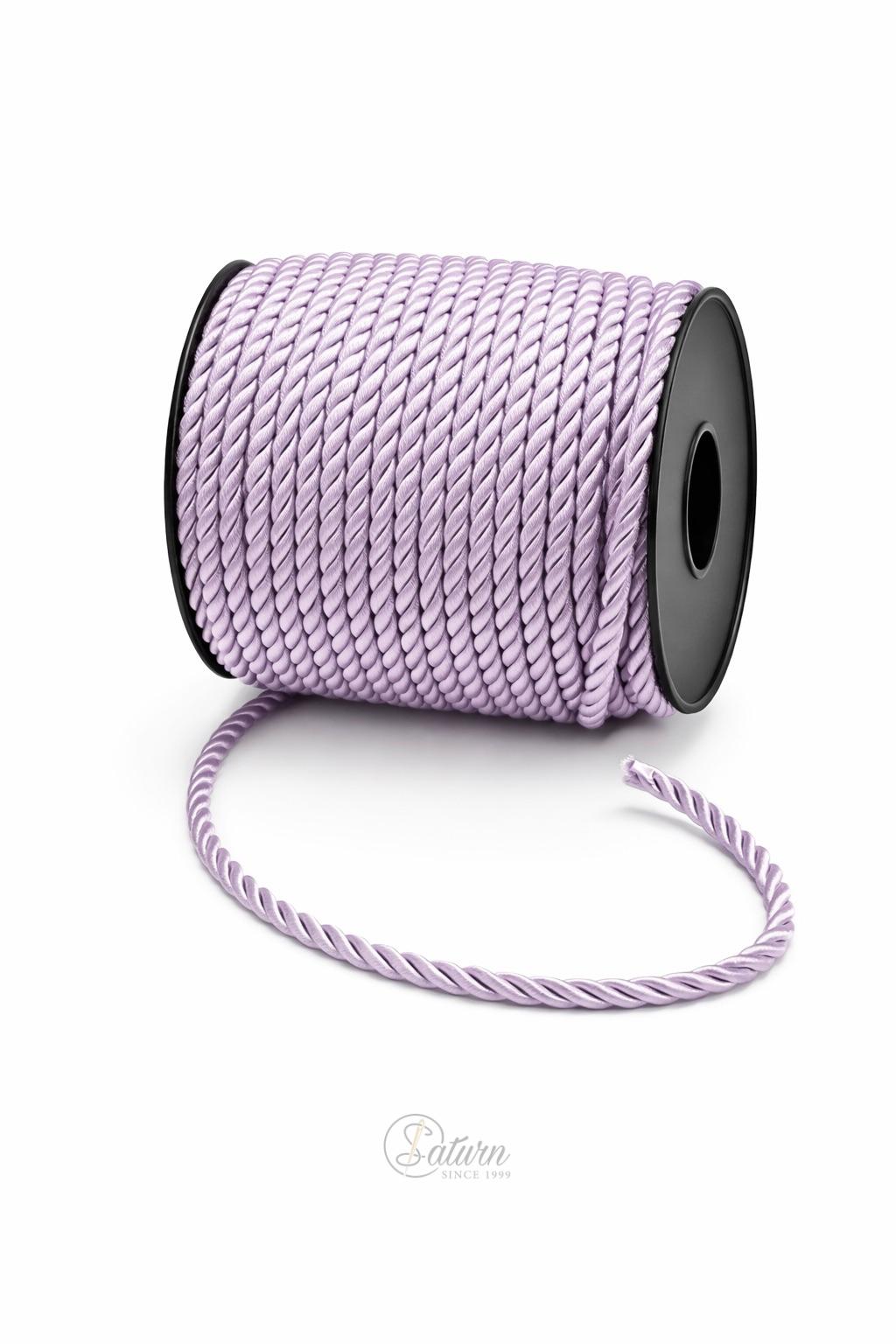 Snur Rasucit din Poliester 4 mm – Rola 25 m – Accesoriu Decorativ Textil