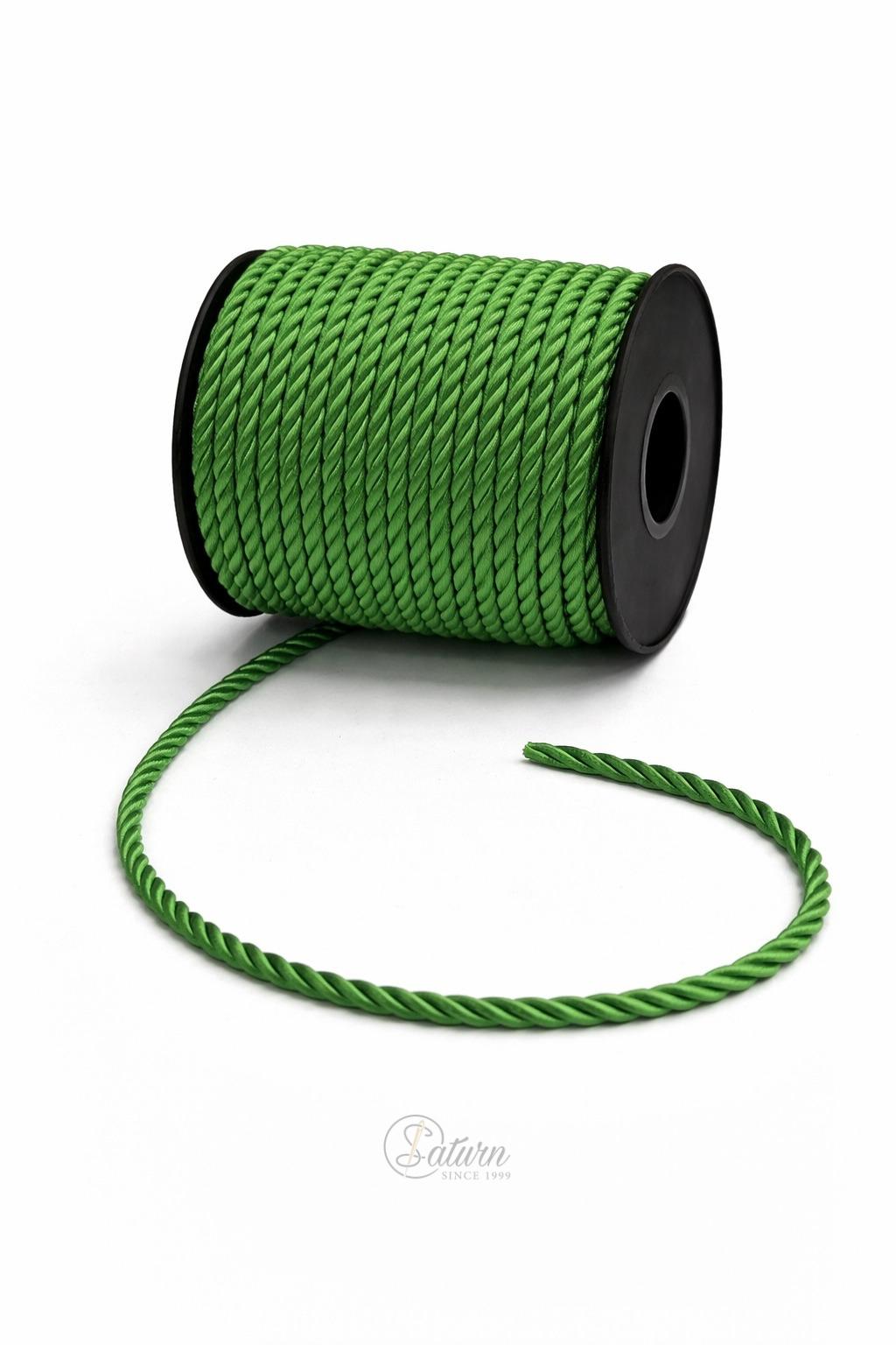 Snur Rasucit din Poliester 4 mm – Rola 25 m – Accesoriu Decorativ Textil