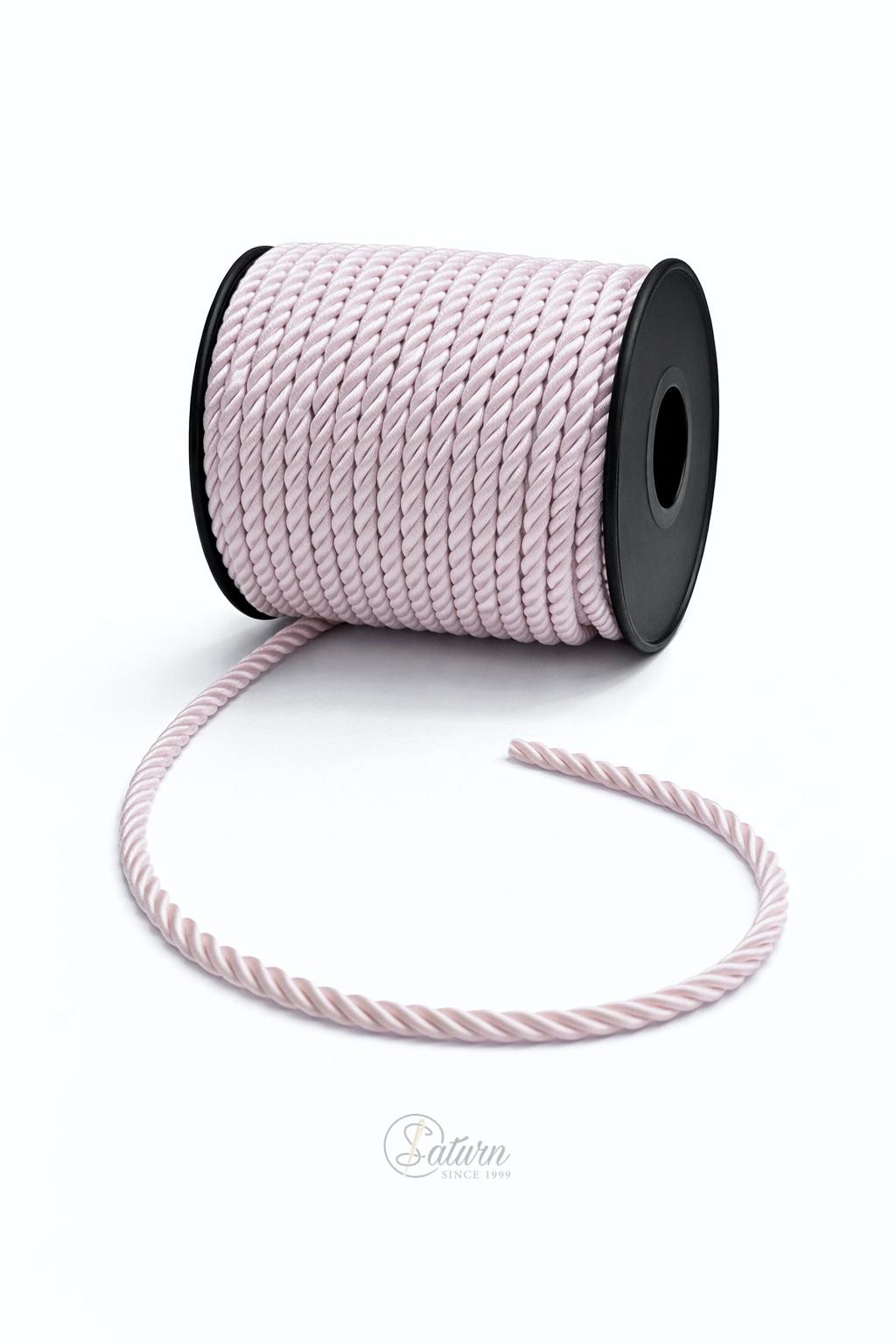 Snur Rasucit din Poliester 4 mm – Rola 25 m – Accesoriu Decorativ Textil