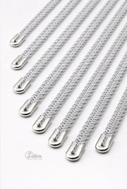 Set 10 Balene spiralate metalice pentru corset  0.6 cm cu capete metalice – otel flexibil pentru corsete, bustiere și rochii structurate