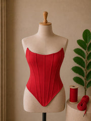 Corset elegant cu snur inclus si croiala ce evidentiaza talia M30