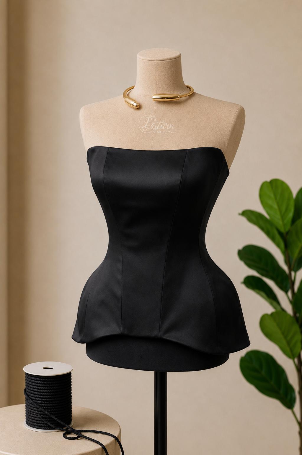 Corset din tafta  pentru rochii si tinute de ocazie M25