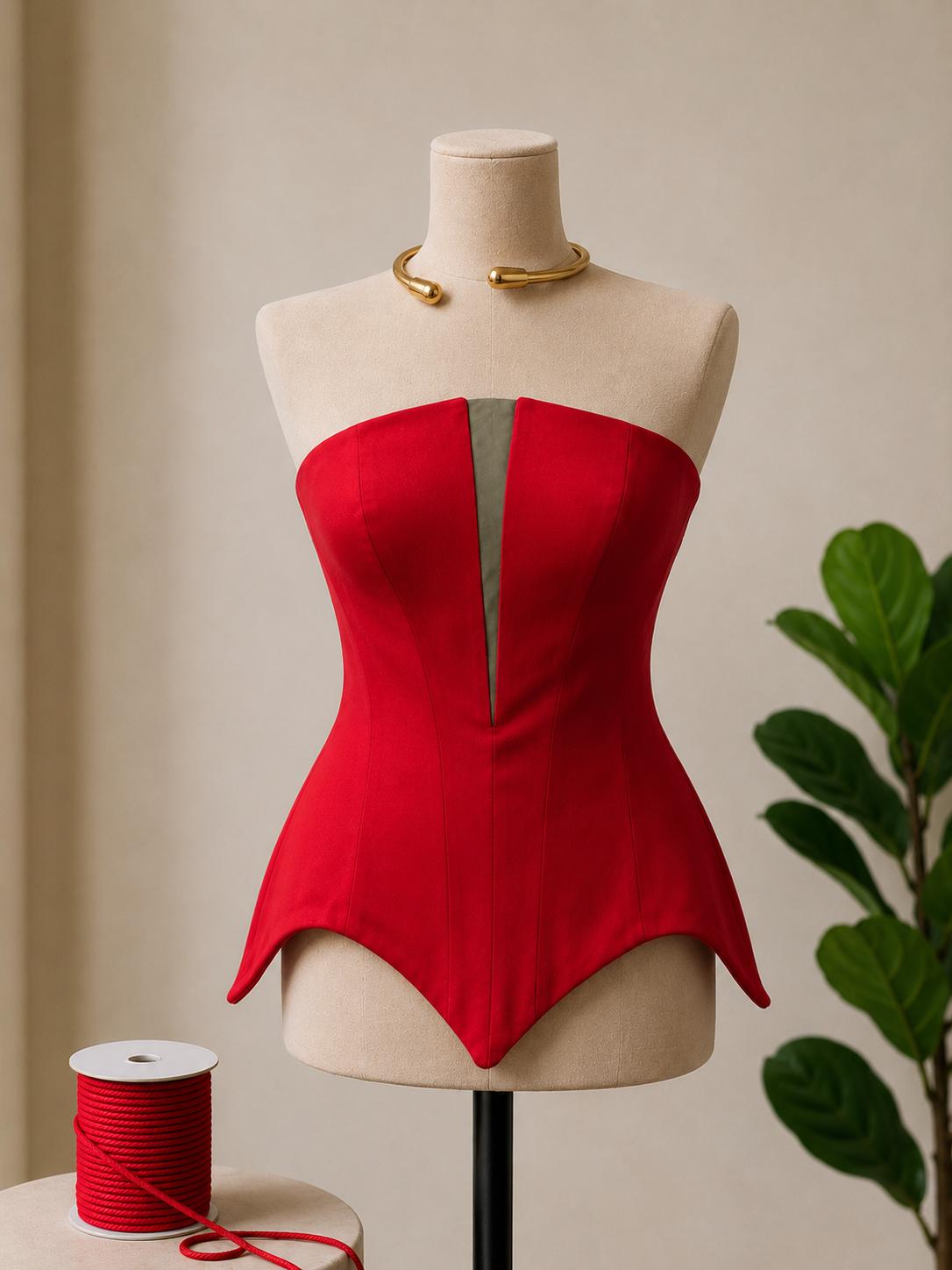 Corset elegant si croiala ce evidentiaza talia M40