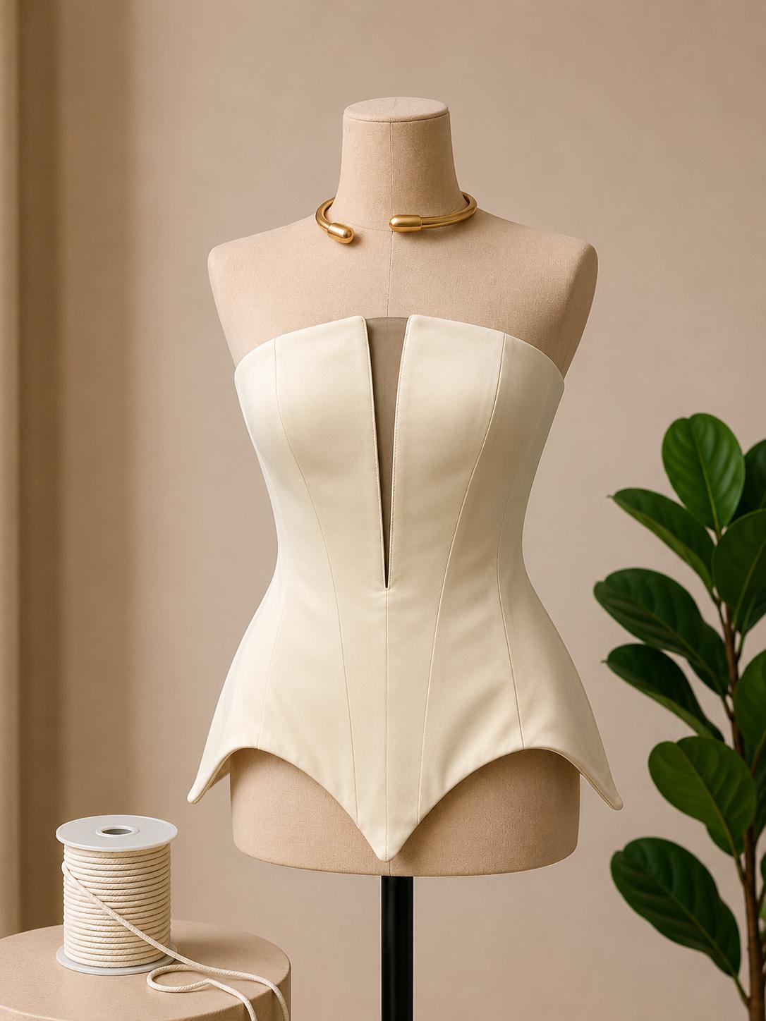 Corset elegant si croiala ce evidentiaza talia M40