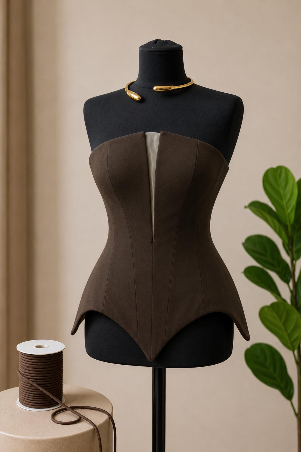 Corset elegant si croiala ce evidentiaza talia M40