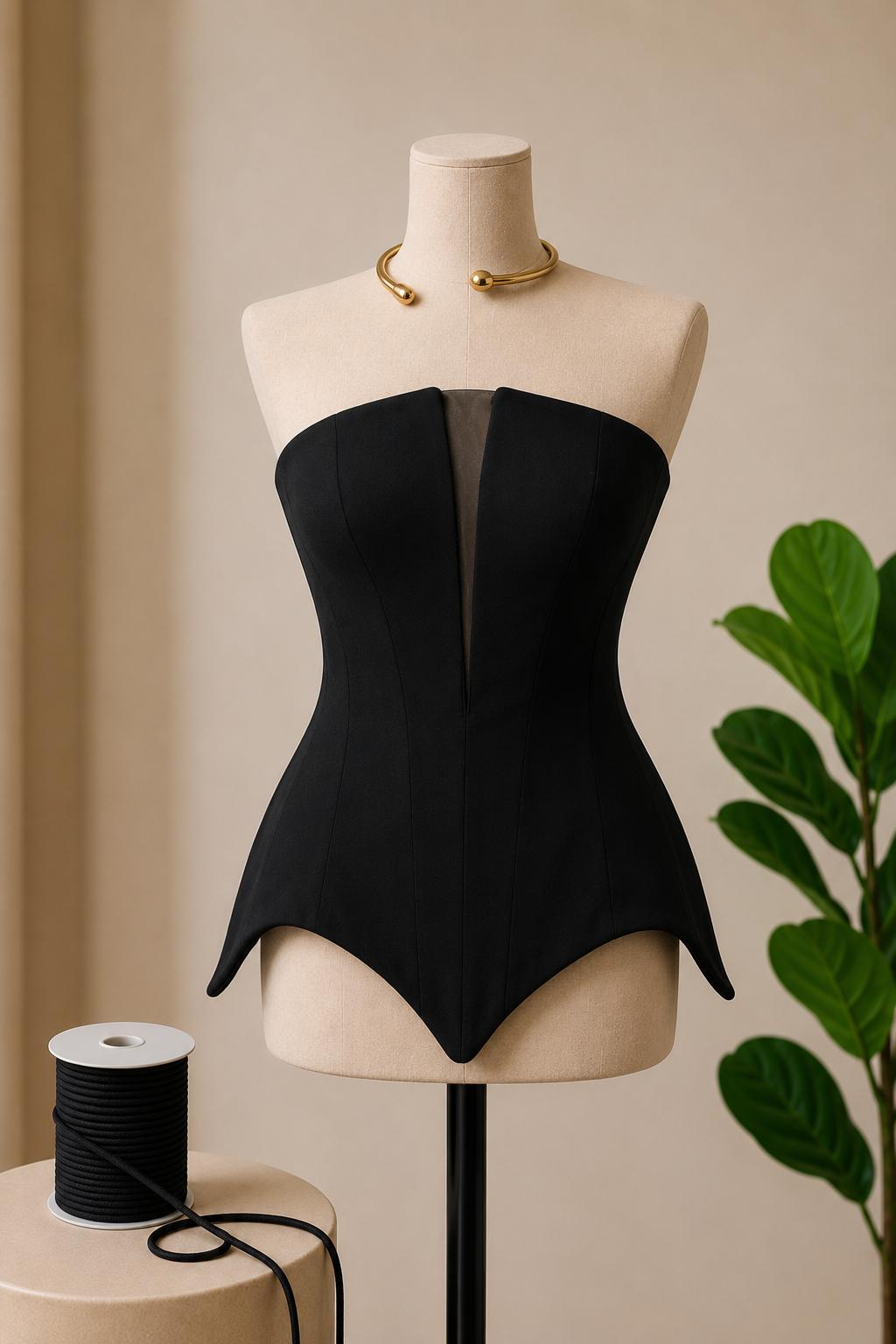 Corset elegant si croiala ce evidentiaza talia M40