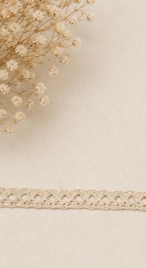 Dantela din Bumbac #1482  – Latime 0.7 cm, 15 Yards