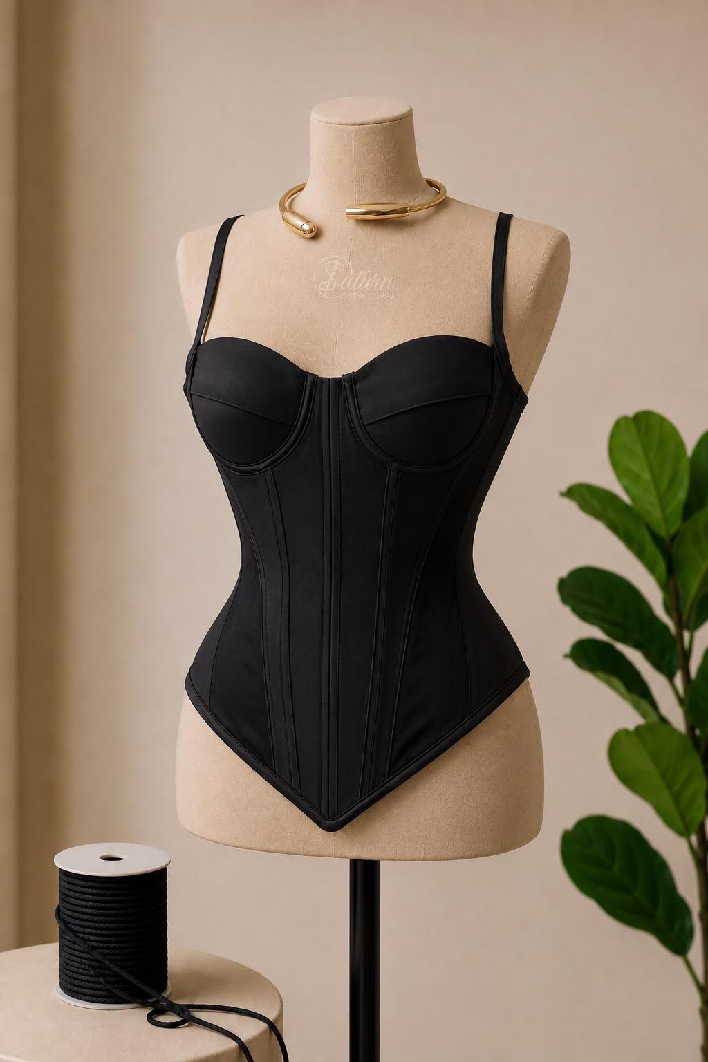 Corset cu cupe și bretele M41 – Corset elegant modelator pentru rochii și ținute de ocazie