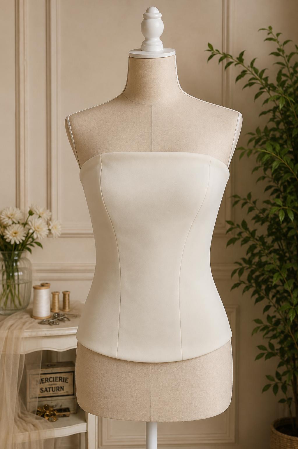 Corset Modelator Fără Cupe, din Material Satinat – Model M44
