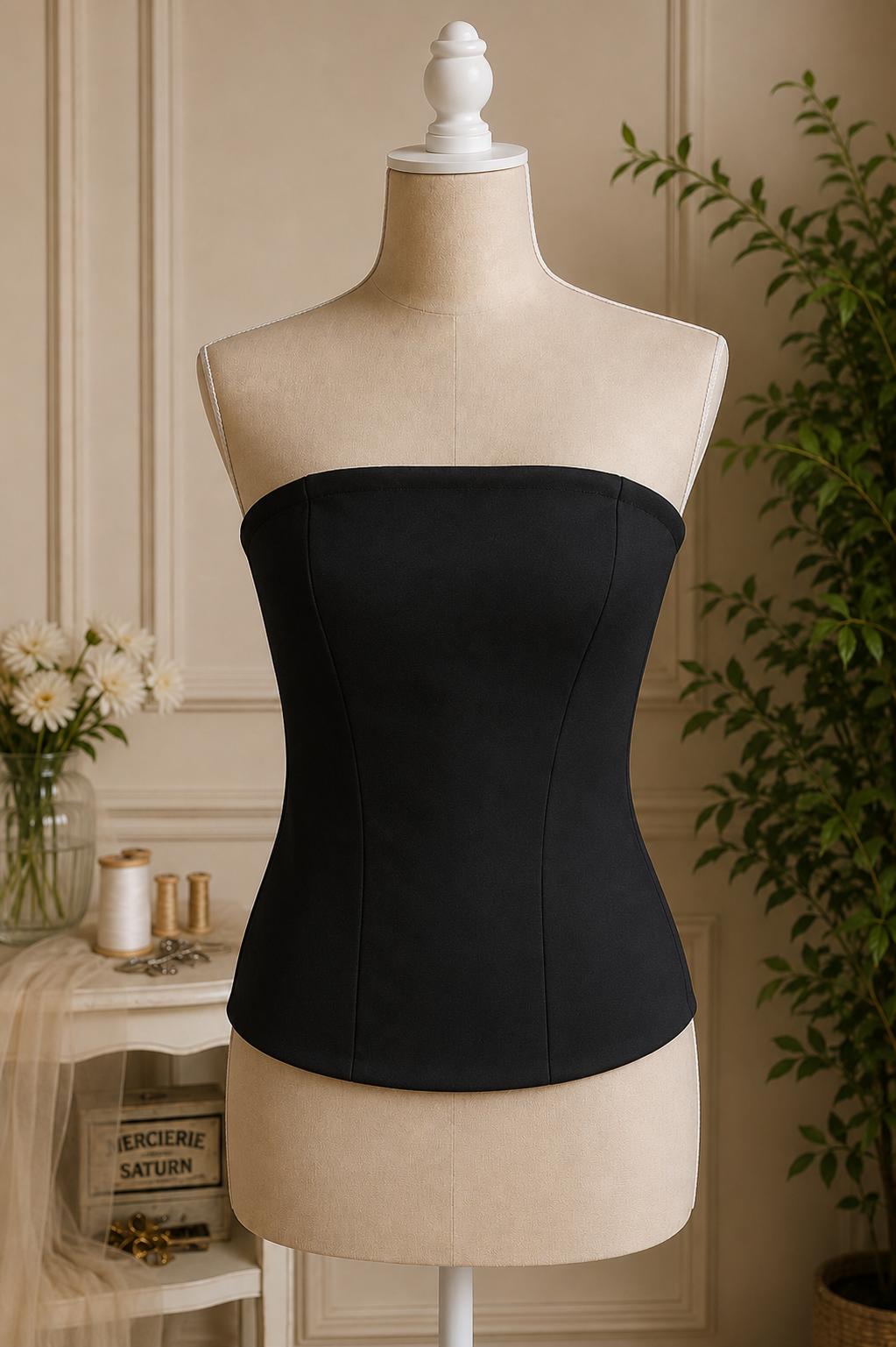 Corset Modelator Fără Cupe, din Material Satinat – Model M44