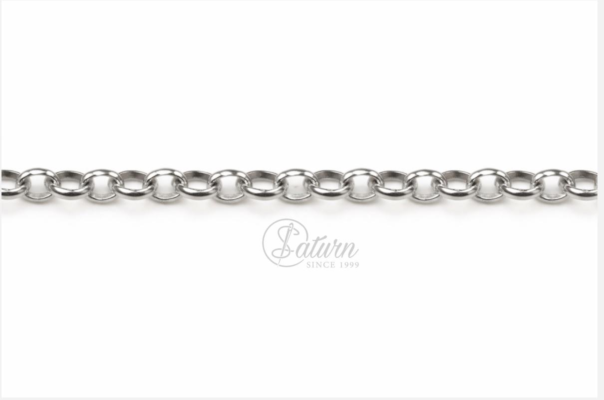 Lant Metalic C-40 6 mm Auriu /Argintiu – la metru |Lant decorativ pentru genti, accesorii si bijuterii