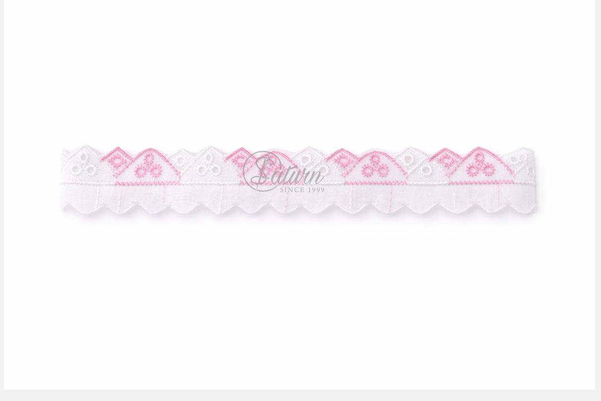 Dantela din bumbac 2 cm – rola 15 yards (13.7 m), dantela decorativa pentru croitorie